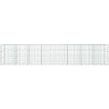  Gabion s žicom debljine 5 mm i mrežom 10x10 cm 800x30x150 cm | shoptok.hr