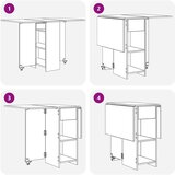  Blagovaonski stol 115 x 70 x 75 cm Konstruirano drvo - Hrast sonoma | shoptok.hr