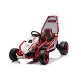 Lean Toys Gokart TORNADO z drift funkcijo – 24V, 2×150 W Rdeča | Shoptok.si