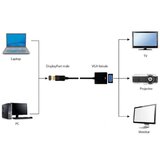 Gembird A-DPM-VGAF-03 ** DisplayPort to VGA adapter cable, BLACK (381) | ePonuda.com