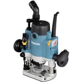 Makita Usmerjevalnik 1.100 W vključno z D-53556 12-delni komplet usmerjevalnikov v MAKPAC namizni rezkalnik RP1111CJFA RP1111CJFA vklj. oprema 1100 W, (21506543)