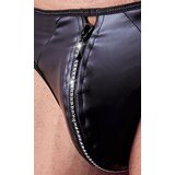 Svenjoyment moške svetleče tangice z zadrgo s kamenčki (črne) - L | Shoptok.si