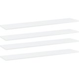 vidaXL Police za knjige 4 kom bijele 100 x 20 x 1 5 cm od iverice Cijene