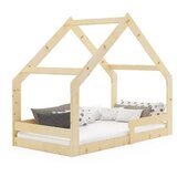 Molarem Home Drveni dječji krevet House 2 - bukva - 160x80 cm | shoptok.hr