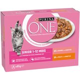 Purina ONE Junior 8 x 85 g - Piščanec & losos | Shoptok.si