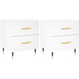  Noćni ormarići 2 kom bijeli 40x35x47,5 cm od konstruiranog drva | shoptok.hr