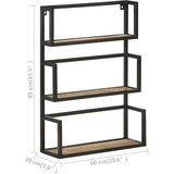  Zidna polica 60 x 20 x 85 cm od grubog drva manga - 60 x 20 x 85 cm 1 grubo drvo manga 1 | shoptok.hr