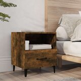  Noćni ormarići 2 kom boja dimljenog hrasta konstruirano drvo | shoptok.hr