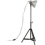  Podna svjetiljka 25 W vintage srebrna 35 x 35 x 65/95 cm E27 | shoptok.hr
