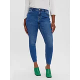 Vero Moda Curve Jeans hlače Sophia 10273525 Modra Skinny Fit