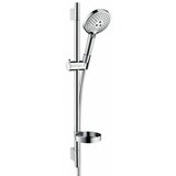Hansgrohe Raindance Select S 120 Chrome tuš set: ručni tuš sa 3 mlaza, Isiflex 1600 crevo za tuš i usponska šipka sa kliznim držačem i policom 26630000 Cene
