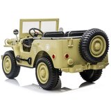 Jeep JH 101 bež - 3 sjedala - auto na akumulator | shoptok.hr
