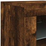  Komoda s LED svjetlima boja dimljenog hrasta 181,5x37x67 cm | shoptok.hr