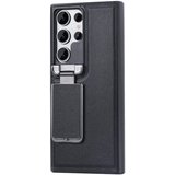 INORCO TPU PU usnjena torbica za Samsung Galaxy S23 Ultra 5G, zaščitna ovojnica za mobilni telefon proti padcem s stojalom za pokrov objektiva, (22035903) | Shoptok.si
