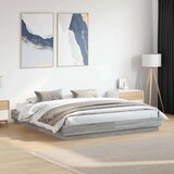  Okvir kreveta boja hrasta 180 x 200 cm od konstruiranog drva | shoptok.hr