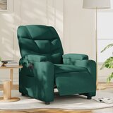 Maison Chic Električni naslanjač - Relax naslanjač temno zeleno blago, (22061765) | Shoptok.si