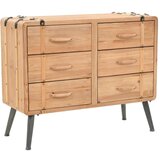 The Living Store Omarica s predali trden les jelke 91x35x73 cm - Omarica S Predali, (21435705) Cene
