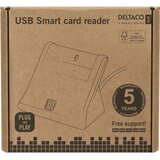 Deltaco Čitalec pametnih kartic UCR-156, USB, ČRNA | Shoptok.si