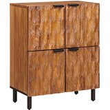  Kreveta Finš acacije smeđa 60 x 33 x 75 cm Čvrsto drvo manga | shoptok.hr