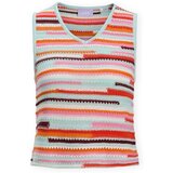 JJXX Topi & Bluze Top Rory - Persimmon Orange Večbarvna | Shoptok.si