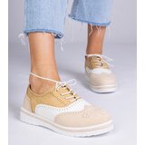 Gemre Beige classic Oxford shoes Toddi | shoptok.hr