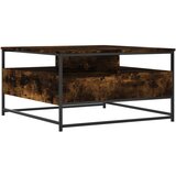  Stolić za kavu boja hrasta 80 x 80 x 45 cm konstruirano drvo | shoptok.hr