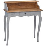 Maison Chic Pisalna miza - pisarniška miza - Računalniška miza trden mahagonij 80x40x92 cm, (21784991) | Shoptok.si