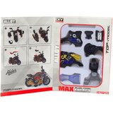  Metalni motor za sastavljanje 1:14 DIY - plavi | Shoptok.si