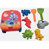 Sinsay Set igračaka za pijesak u koferu s motivom dinosaura 8 pack | shoptok.hr
