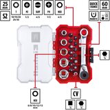 Einhell XS-Case 21-del set alata I bitova, 1/4" 25mm bit, nas.ključ. I ručica - (49118683) | ePonuda.com