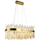  LED prigušiva kristalni luster na sajli LED/90W/230V + daljinski upravljač | Eponuda.com