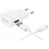Samsung HIŠNI POLNILEC EP-TA12 2A + DU4 microusb - bel | Shoptok.si