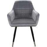  Stolica NUXE - Baršun - siva | shoptok.hr
