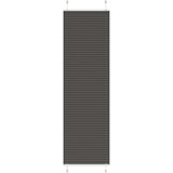 vidaXL Plisirana roleta crna 60x200 cm širina tkanine 59,4 cm | shoptok.hr