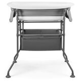 Kinderkraft stalak s kadicom i podlogom za previjanje bubbly grey | shoptok.hr