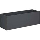  Vrtna saksija 2 kom. Antracit 40 x 20 x 20 cm Čelična vrata - Antracit 40 x 20 x 20 cm 2 | shoptok.hr