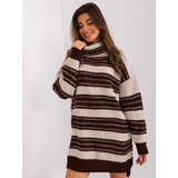 BADU Dress-BA-SK-8007.42P-dark brown | shoptok.hr