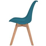 Blagovaonske stolice od umjetne kože 4 kom tirkizne | shoptok.hr