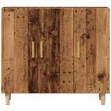 Komoda boja starog drva 90 x 34 x 80 cm od konstruiranog drva | shoptok.hr