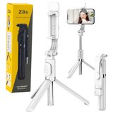  Tripod za mobilni telefon sa bluetooth daljinskim upravljačem ZS8 - bijeli | shoptok.hr