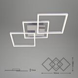  LED prigušiva plafonska svetiljka LED/36W/230V 3000K mat hrom | Eponuda.com