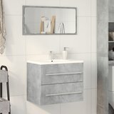 Ormarić za umivaonik siva boja betona 60 x 38,5 x 48 cm iverica | shoptok.hr