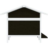  Kućica za pse siva 159 x 120 x 88,5 cm od masivne borovine | shoptok.hr
