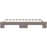  Izvlečna dnevna postelja taupe 100x200 cm blago | Shoptok.si