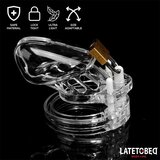 LateToBed Cage Kletka Za Penis Universal Short Clear | Shoptok.si