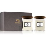 WoodWick Fireside & Linen poklon set (gift box) s drvenim fitiljem Cijene