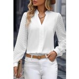 Fenzy Bluza S Prozirnim Rukavima, Bijela Cijene