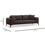 Atelier Del Sofa Trosjed Kenzo 3 Sivi | Eponuda.ba