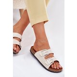 Boto Women's sandals on cork platform with buckles beige Livara | shoptok.hr