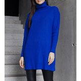 Gemre Long Blue Soft Turtleneck Sweater Kali | Shoptok.si